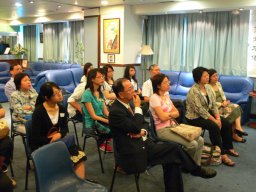 Members listening to briefing